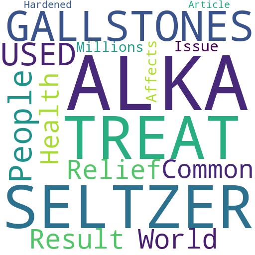 CAN ALKA SELTZER BE USED TO TREAT GALLSTONES?: Buy - Comprar - ecommerce - shop online