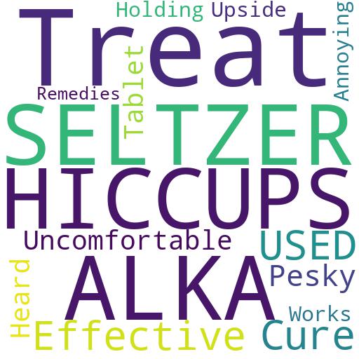 CAN ALKA SELTZER BE USED TO TREAT HICCUPS?: Buy - Comprar - ecommerce - shop online