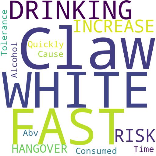 CAN DRINKING WHITE CLAW TOO FAST INCREASE THE RISK OF A HANGOVER?: Buy - Comprar - ecommerce - shop online