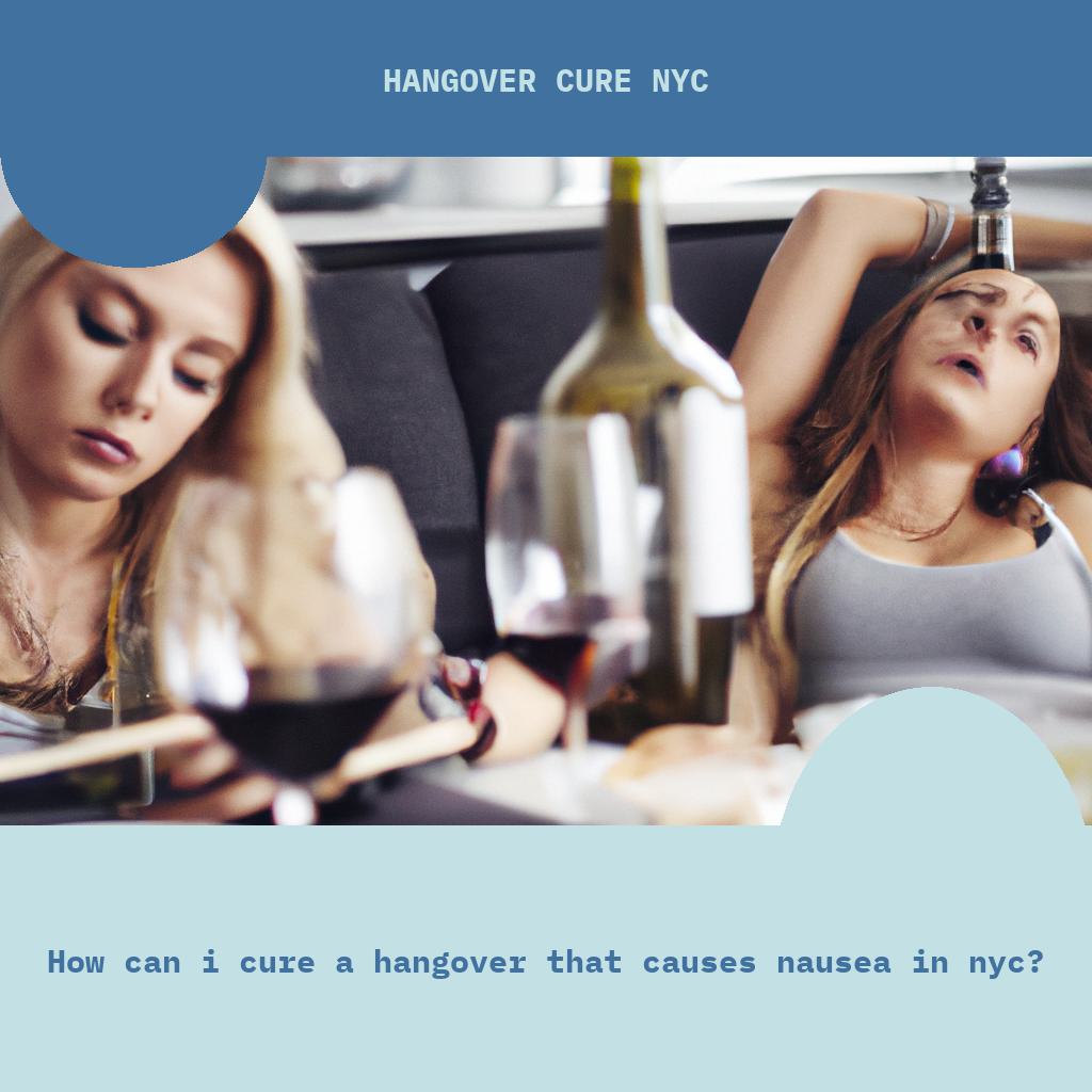 How can I cure a hangover that causes nausea in NYC?