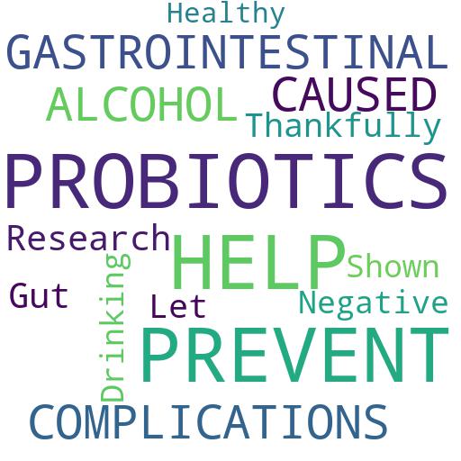 HOW DO PROBIOTICS HELP PREVENT GASTROINTESTINAL COMPLICATIONS CAUSED BY ALCOHOL?: Buy - Comprar - ecommerce - shop online