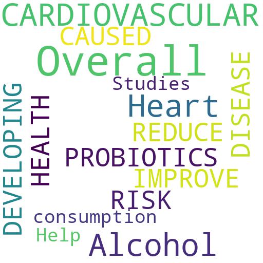 HOW DO PROBIOTICS IMPROVE OVERALL CARDIOVASCULAR HEALTH AND REDUCE THE RISK OF DEVELOPING HEART DISEASE CAUSED BY ALCOHOL?: Buy - Comprar - ecommerce - shop online