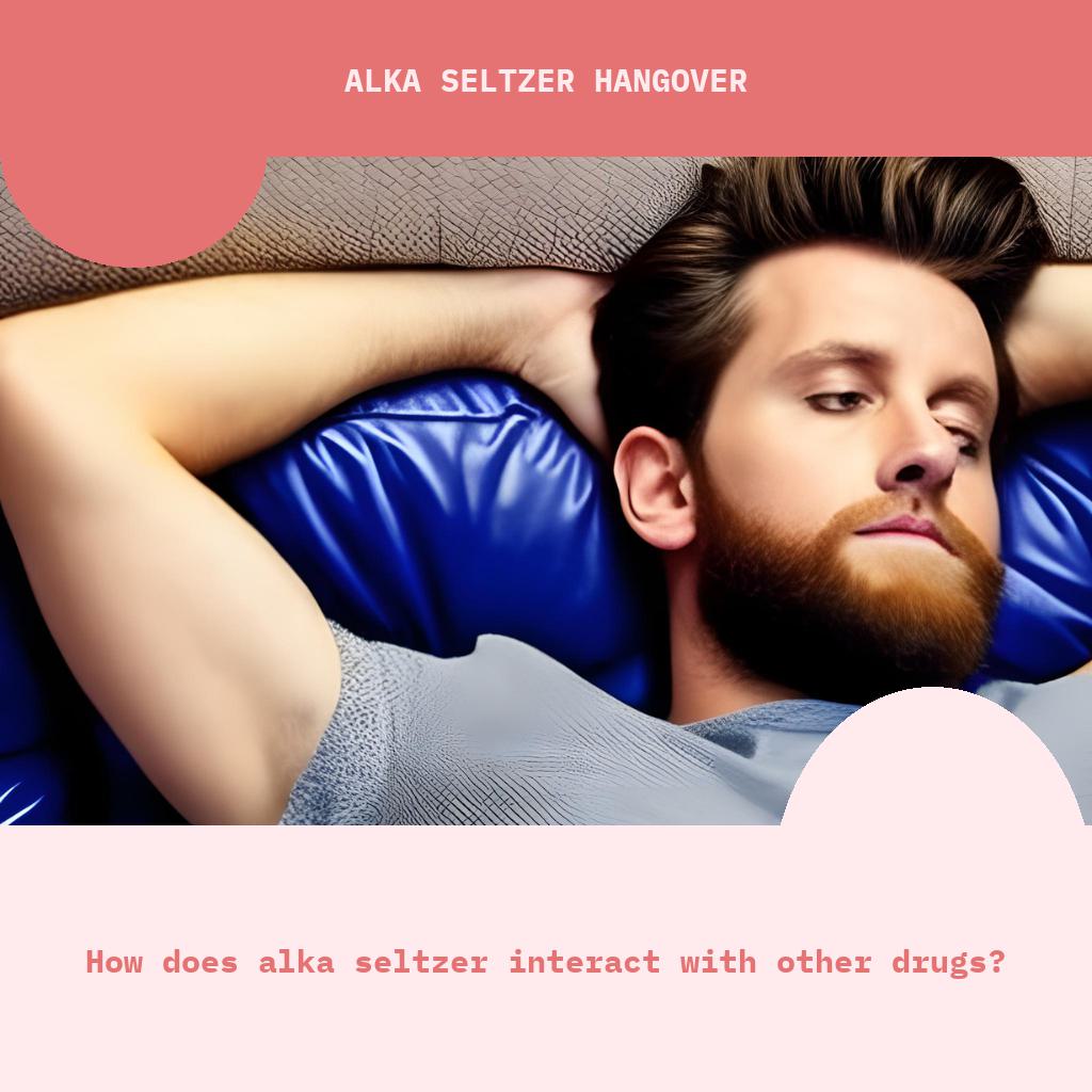 How does Alka Seltzer interact with other drugs?