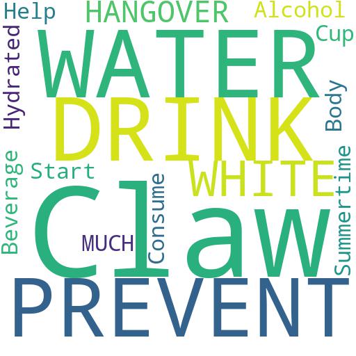 HOW MUCH WATER SHOULD YOU DRINK TO PREVENT A WHITE CLAW HANGOVER?: Buy - Comprar - ecommerce - shop online