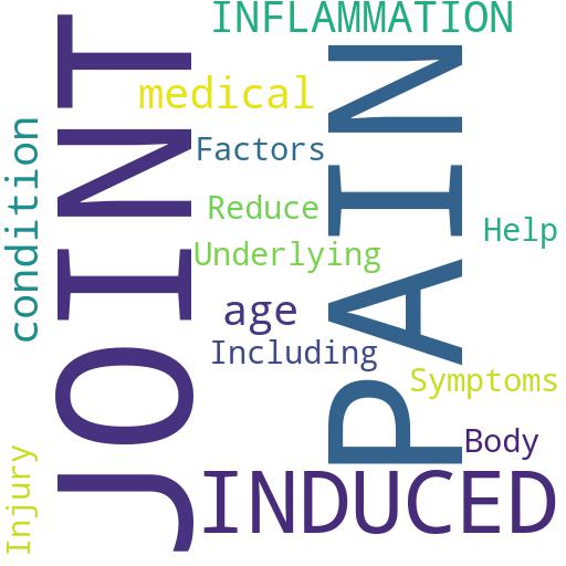 INDUCED JOINT PAIN AND INFLAMMATION?: Buy - Comprar - ecommerce - shop online