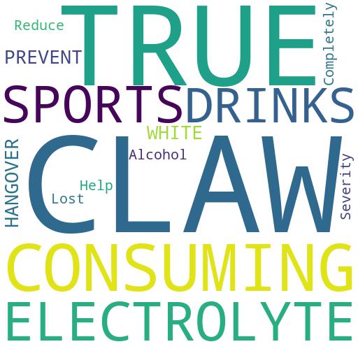 IS IT TRUE THAT CONSUMING ELECTROLYTE SPORTS DRINKS CAN PREVENT A WHITE CLAW HANGOVER?: Buy - Comprar - ecommerce - shop online