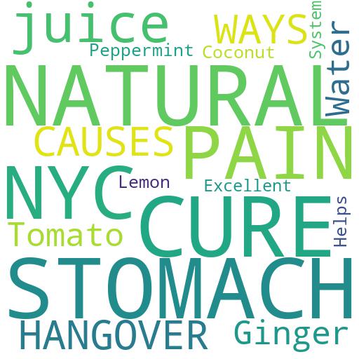 WHAT ARE SOME NATURAL WAYS TO CURE A HANGOVER THAT CAUSES STOMACH PAIN IN NYC?: Buy - Comprar - ecommerce - shop online