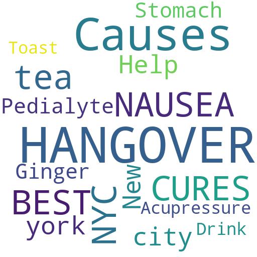 WHAT ARE SOME OF THE BEST HANGOVER CURES FOR A HANGOVER THAT CAUSES NAUSEA IN NYC?: Buy - Comprar - ecommerce - shop online