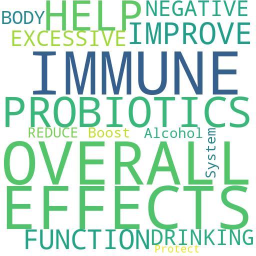 CAN PROBIOTICS HELP IMPROVE OVERALL IMMUNE FUNCTION, WHICH CAN REDUCE THE NEGATIVE EFFECTS OF EXCESSIVE DRINKING ON THE BODY?: Advises - Buy - Comprar - ecommerce - shop online