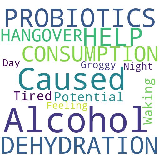 CAN PROBIOTICS HELP WITH DEHYDRATION CAUSED BY ALCOHOL CONSUMPTION DURING A HANGOVER?: Advises - Buy - Comprar - ecommerce - shop online