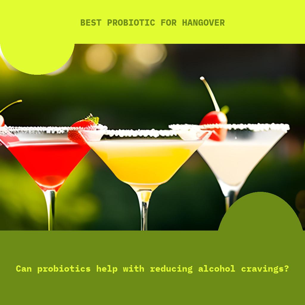 Can probiotics help with reducing alcohol cravings?