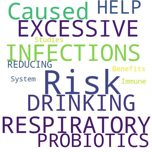 CAN PROBIOTICS HELP WITH REDUCING THE RISK OF RESPIRATORY INFECTIONS CAUSED BY EXCESSIVE DRINKING?: Advises - Buy - Comprar - ecommerce - shop online