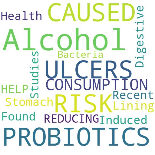 CAN PROBIOTICS HELP WITH REDUCING THE RISK OF ULCERS CAUSED BY ALCOHOL CONSUMPTION?: Advises - Buy - Comprar - ecommerce - shop online