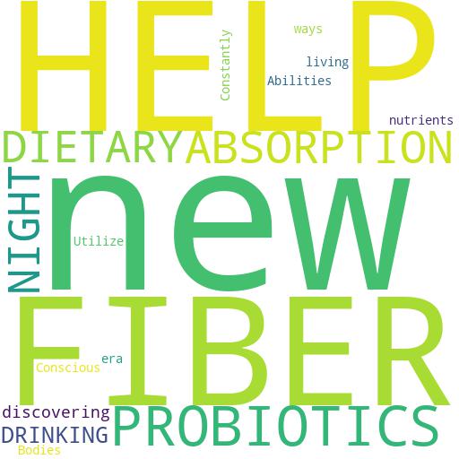 CAN PROBIOTICS HELP WITH THE ABSORPTION OF DIETARY FIBER AFTER A NIGHT OF DRINKING?: Advises - Buy - Comprar - ecommerce - shop online