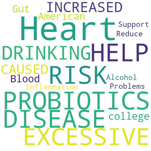 CAN PROBIOTICS HELP WITH THE INCREASED RISK OF HEART DISEASE CAUSED BY EXCESSIVE DRINKING?: Advises - Buy - Comprar - ecommerce - shop online