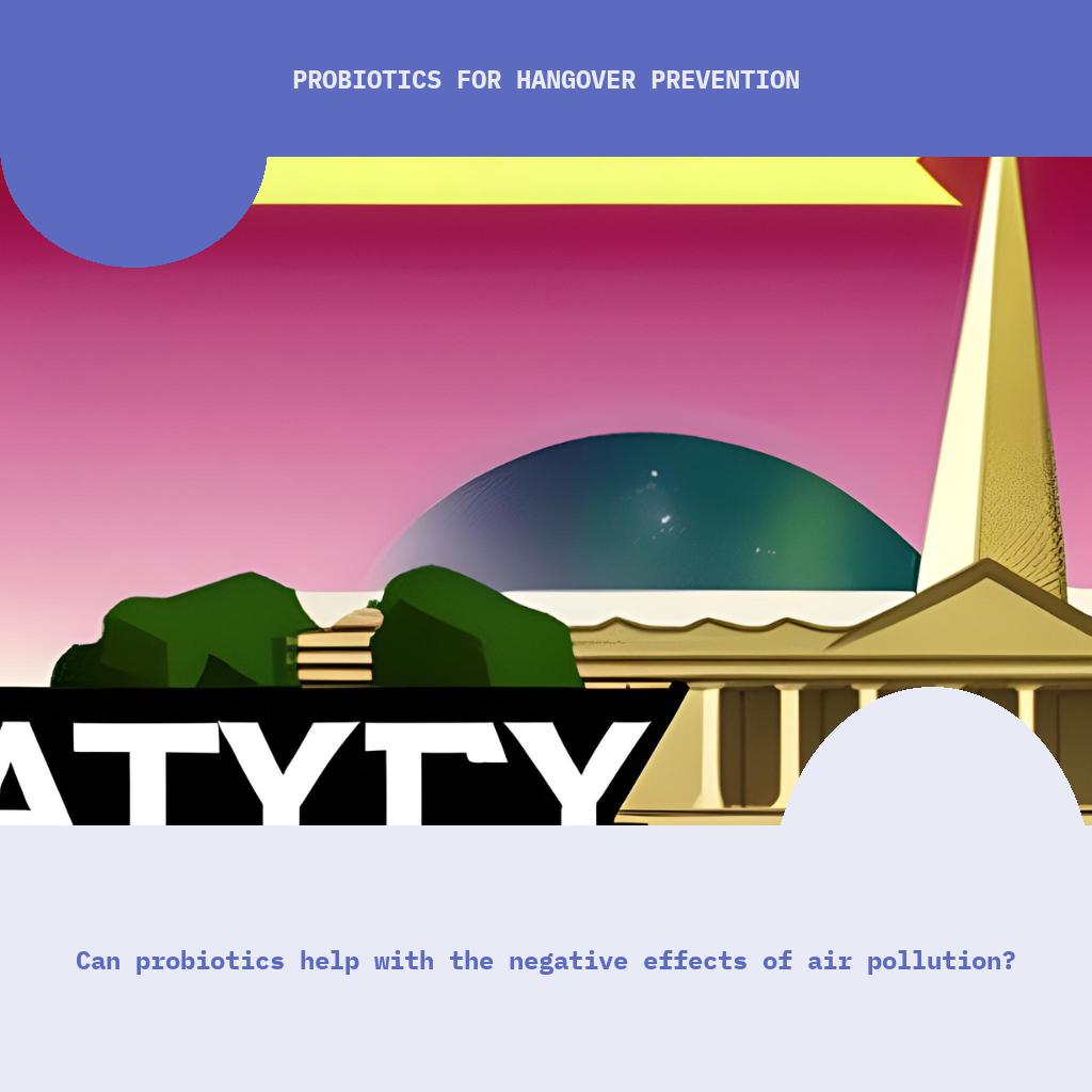 Can probiotics help with the negative effects of air pollution?