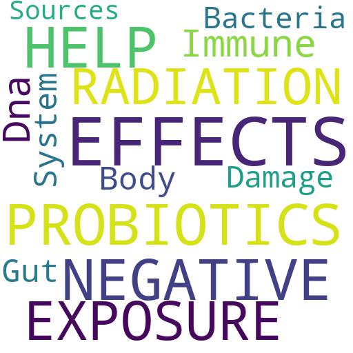 CAN PROBIOTICS HELP WITH THE NEGATIVE EFFECTS OF EXPOSURE TO RADIATION?: Advises - Buy - Comprar - ecommerce - shop online