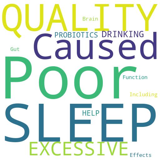CAN PROBIOTICS HELP WITH THE POOR SLEEP QUALITY CAUSED BY EXCESSIVE DRINKING?: Advises - Buy - Comprar - ecommerce - shop online