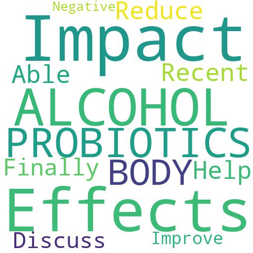 HOW DO PROBIOTICS IMPACT THE EFFECTS OF ALCOHOL ON THE BODY?: Advises - Buy - Comprar - ecommerce - shop online