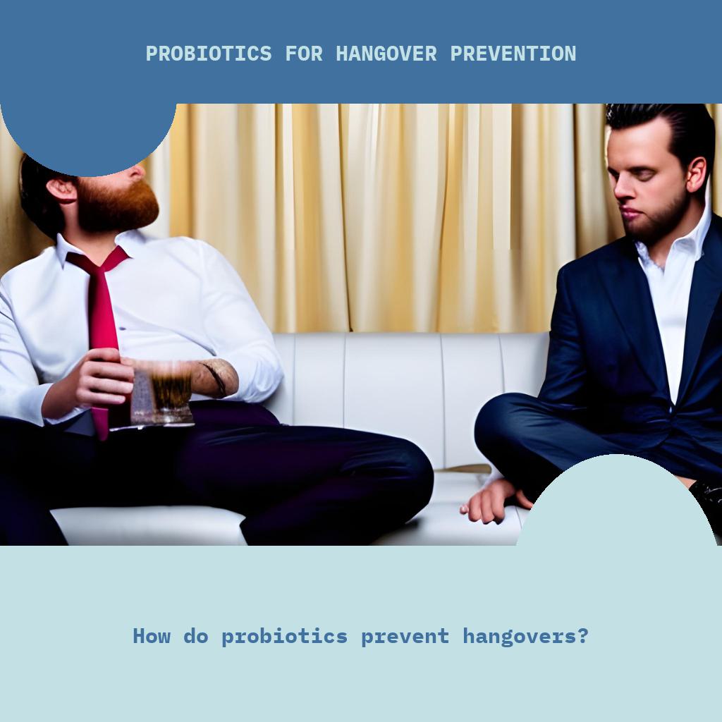 How do probiotics prevent hangovers?