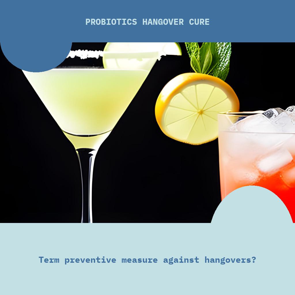 term preventive measure against hangovers?