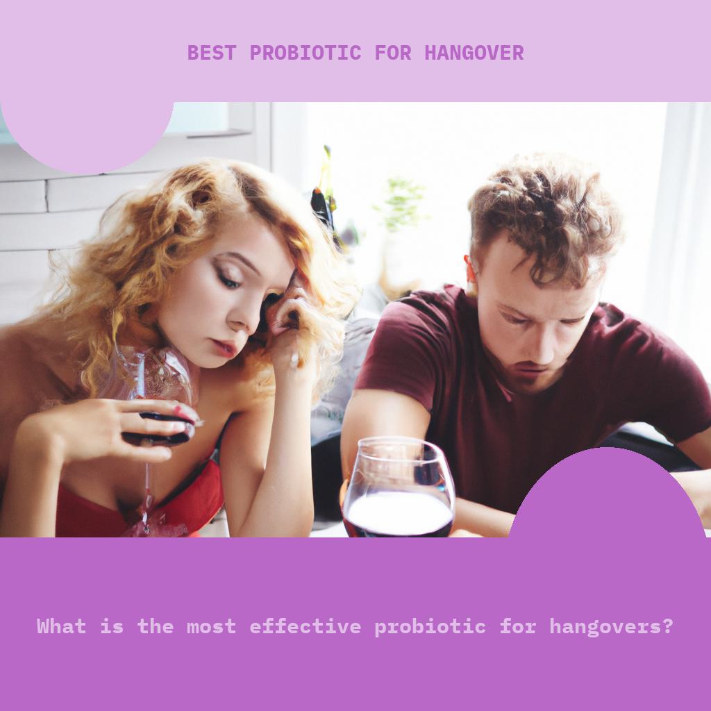 What is the most effective probiotic for hangovers?